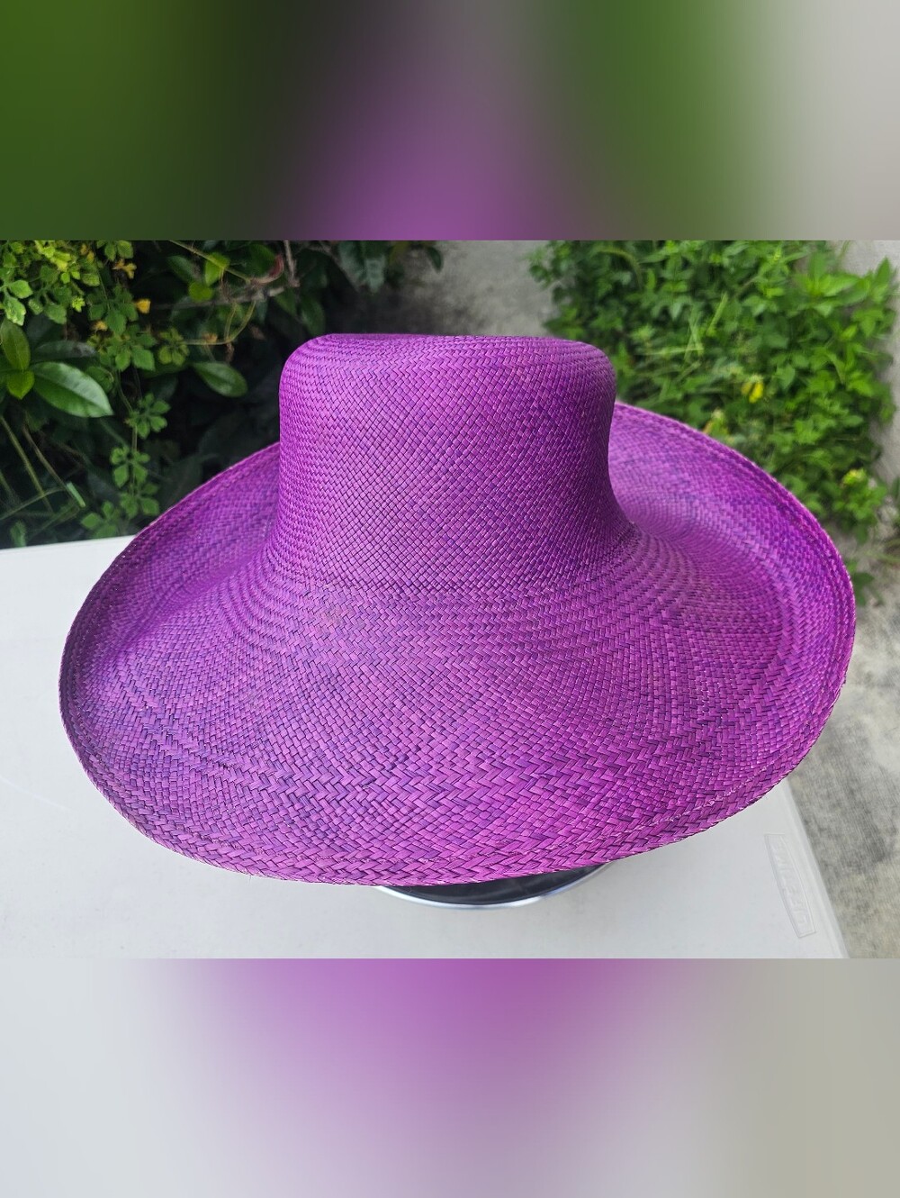 Wide Brim Purple Women's Sun Hat